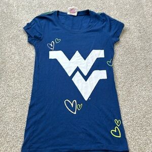 VS pink WVU shirt